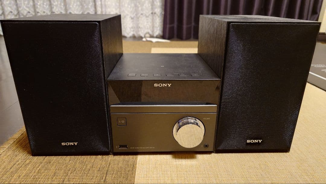 【美品】SONY ソニー ミニ システムコンポ CMT-SBT40 2020年製