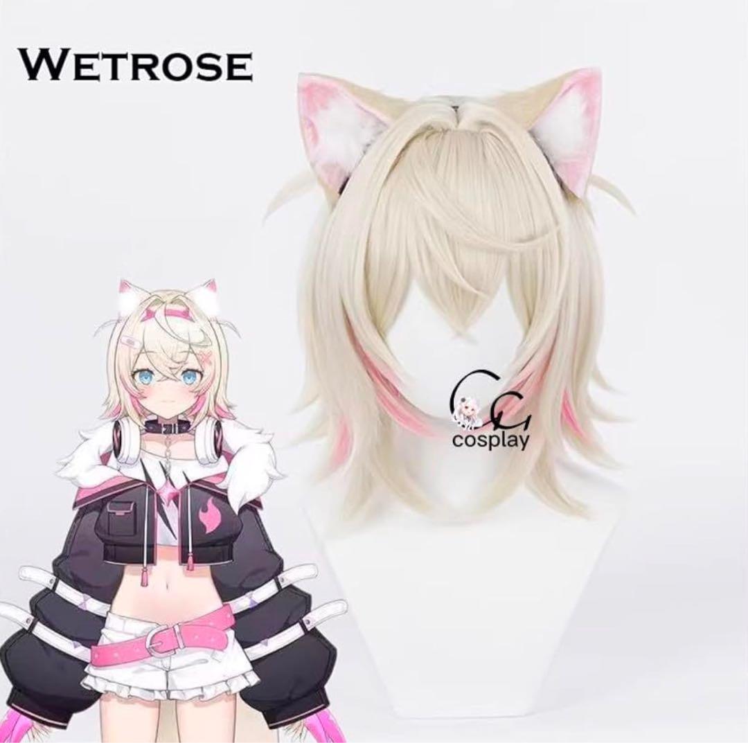 モココ フルセット ウィッグ 衣装 靴 耳 シッポ ホロライブ