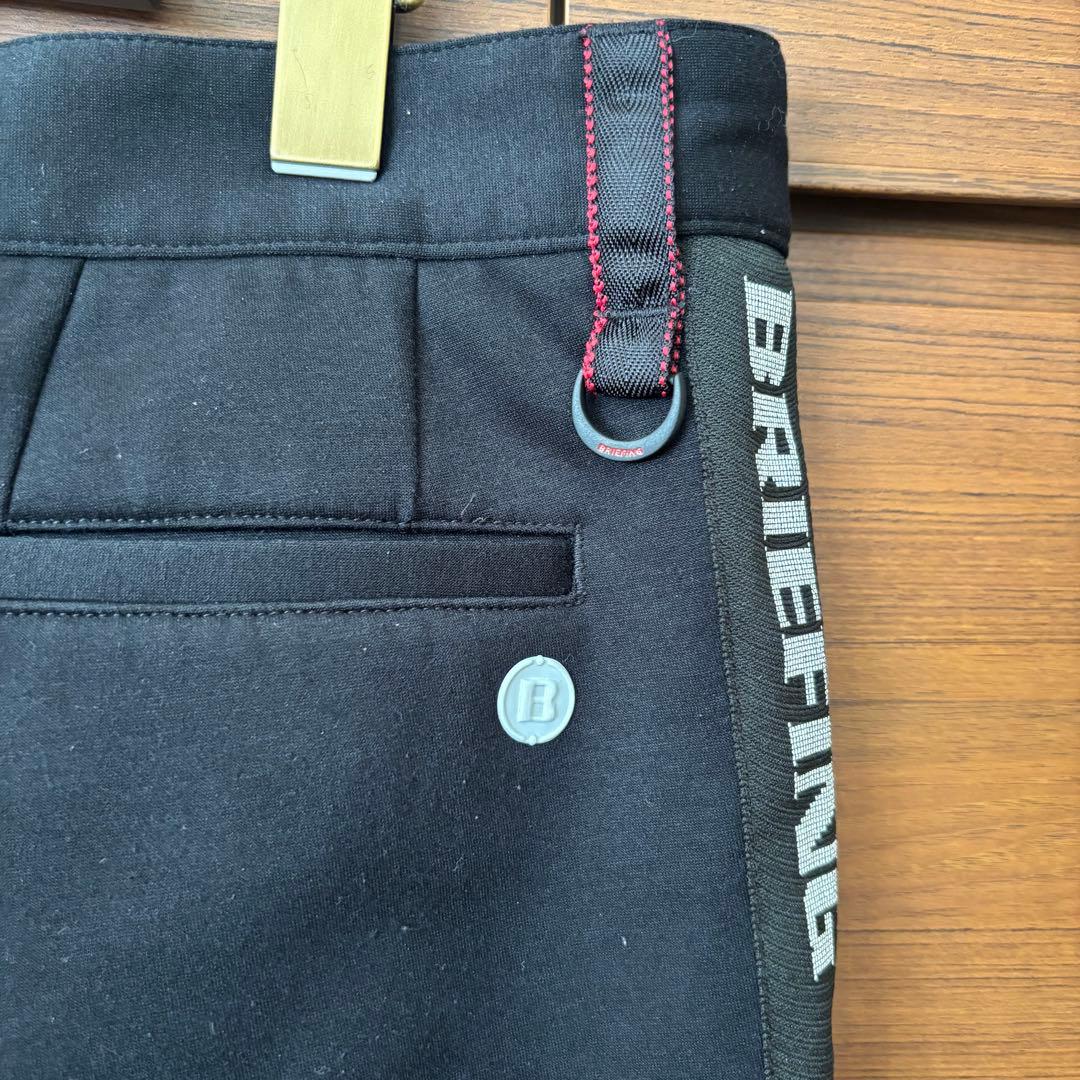 BRIEFING GOLF サイドロゴセットアップ　ブラック　メンズM