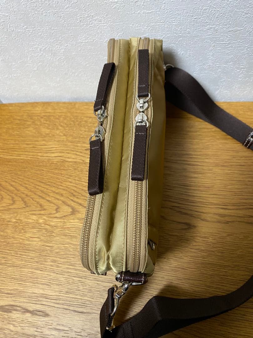 ポーター PLAN 2WAY ショルダーバッグ　ベージュ