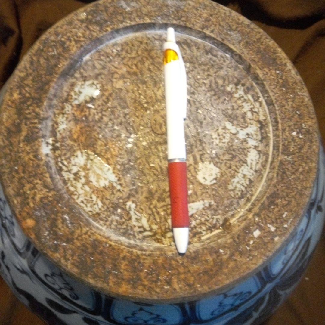 中国陶磁器　元染付 青白磁 陶器 人物と馬の絵柄