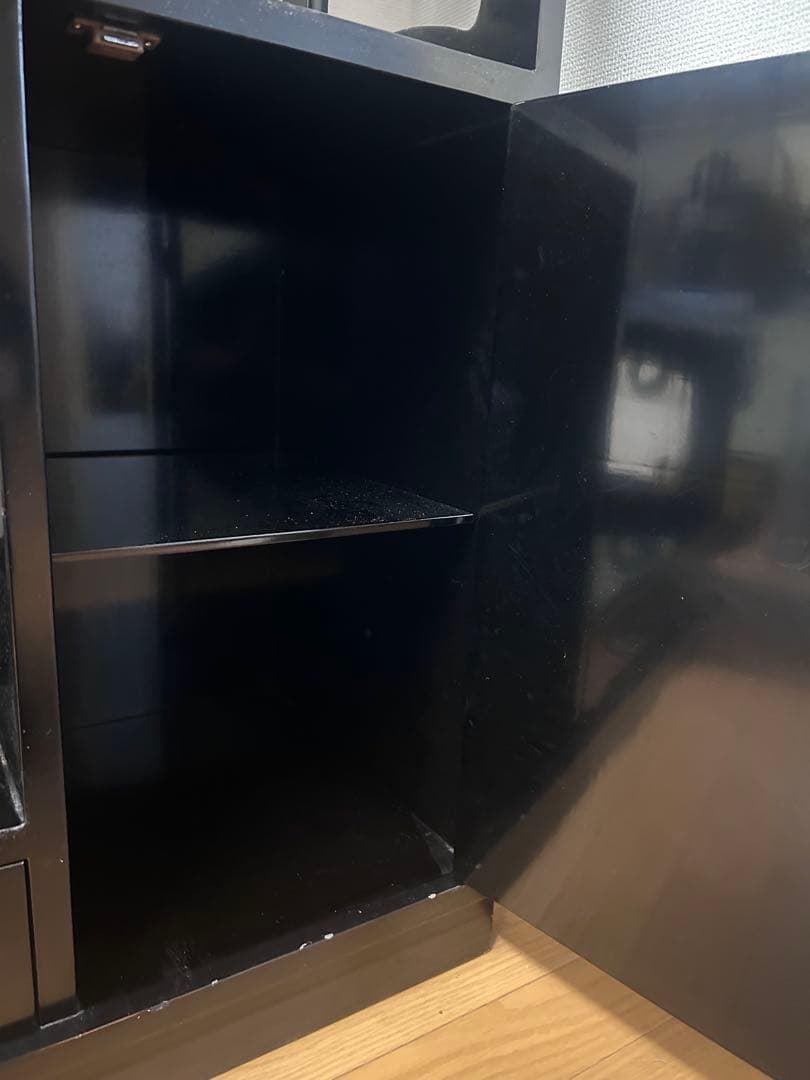 アンティーク 和家具 飾り棚 茶棚 キャビネット 漆塗り