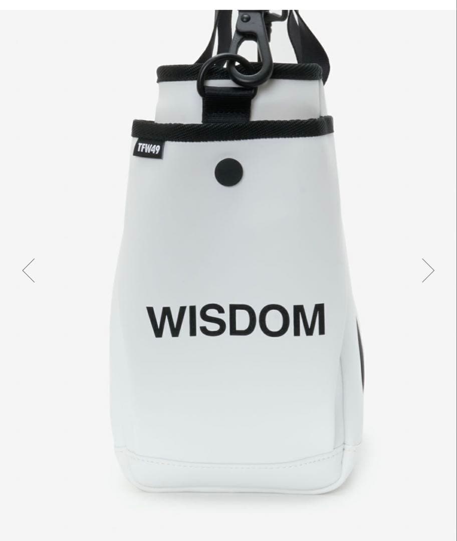 ゴルフバッグ・キャディバッグ TFW49 LUXURY LEATHER ROUND BAG WHITE