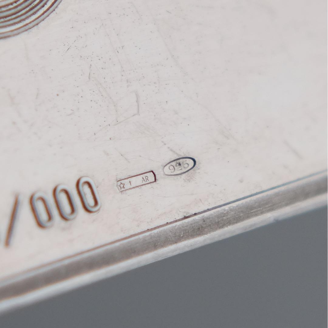 1990年代イタリア製Rielloレーシング純銀記念プレート 150g