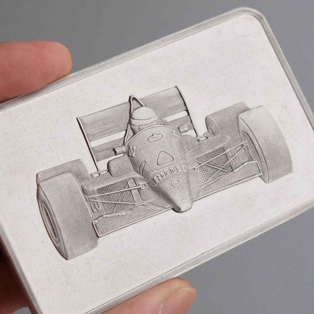 1990年代イタリア製Rielloレーシング純銀記念プレート 150g