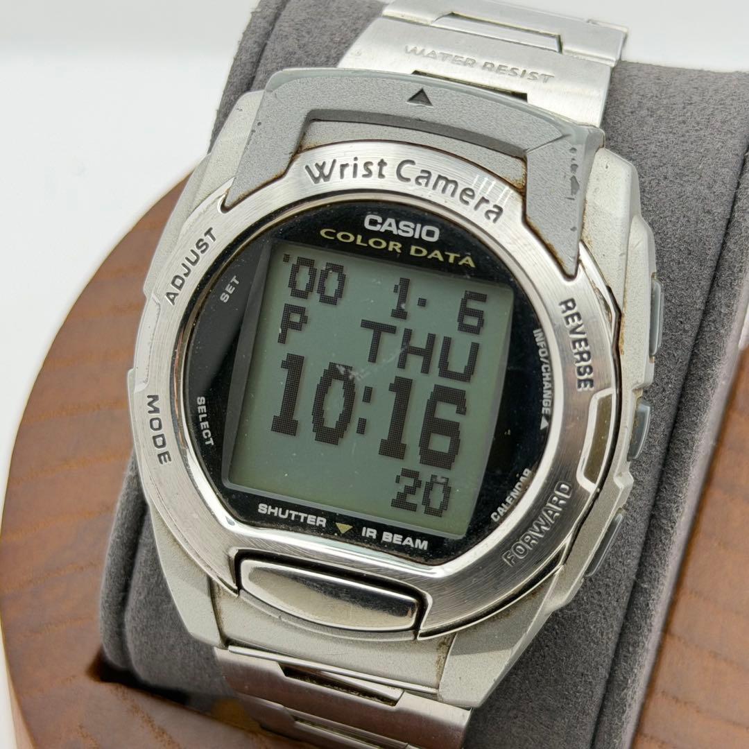【電池交換済】カシオ　リストカメラ　デジタル　WQV-3 クォーツ