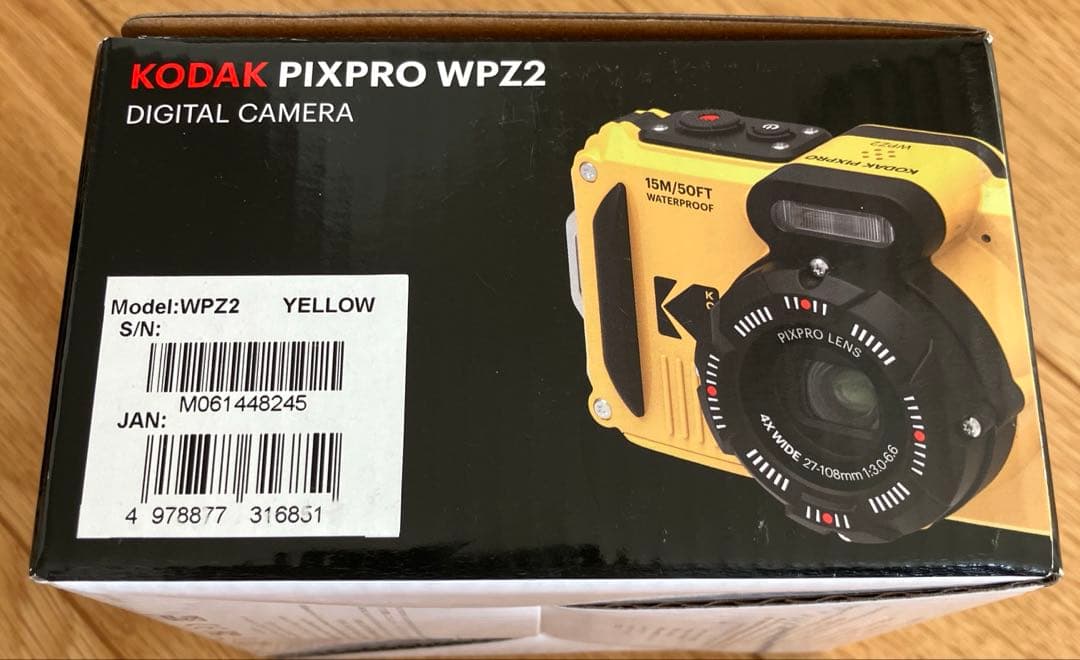 【新品未使用】　KODAKデジタルカメラ　PIXPRO WPZ2