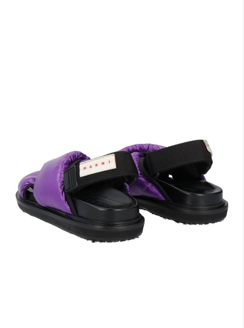 未使用! マルニ MARNI サンダル 38 パープル 紫