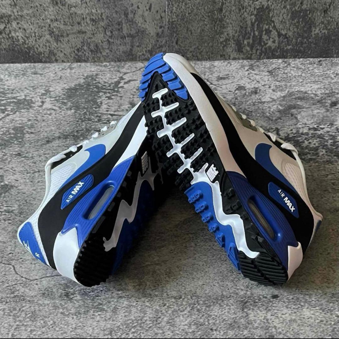 NIKE AIR MAX 90 G 青 24.5 ナイキ エアマックス　ゴルフ
