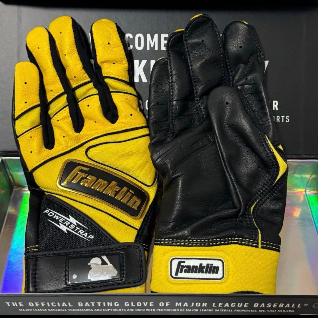 Franklin Custom Powerstrap 黄×黒 Mサイズ バッテ