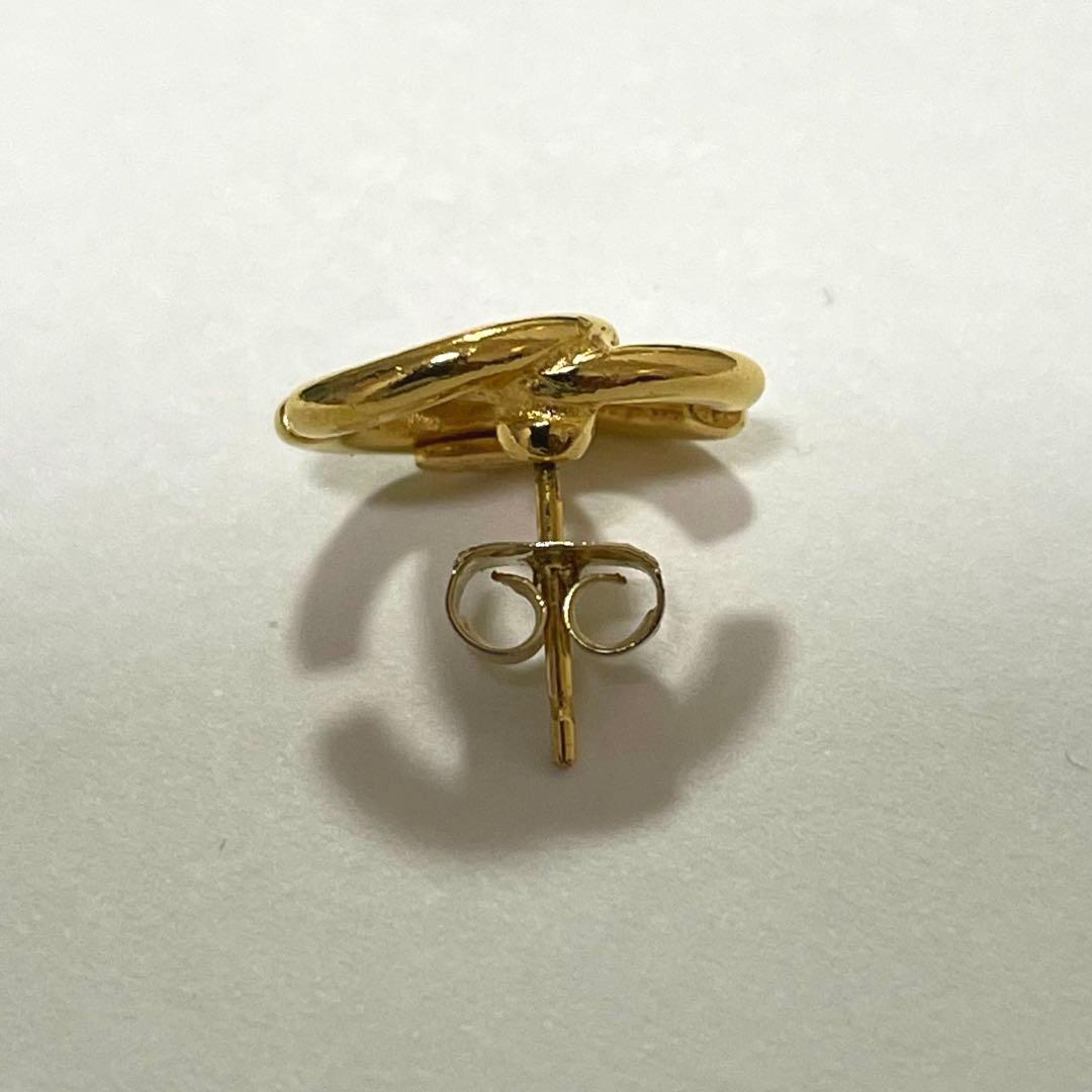 極美品【片耳】 CHANEL ココマーク ピアス ゴールド　01 P 刻印あり