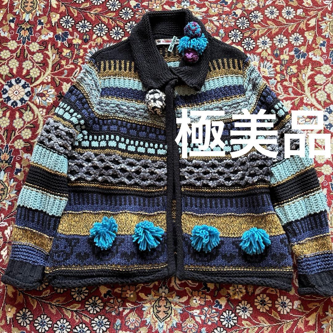 【極美品】アルベロベロ　ざっくりニット　カーディガン　ブタさん