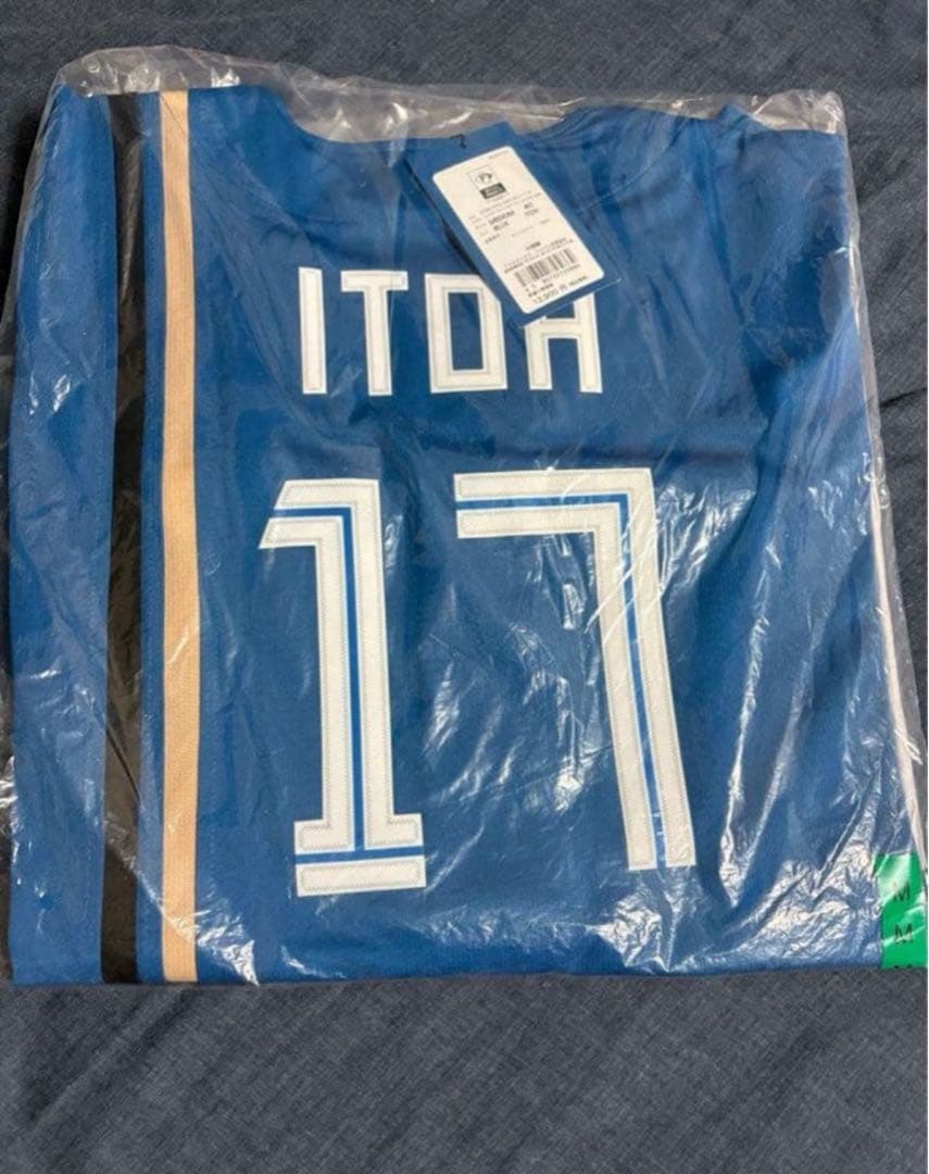 【新品未開封】北海道日本ハム 伊藤大海 ビジターVer.レプリカユニフォーム M