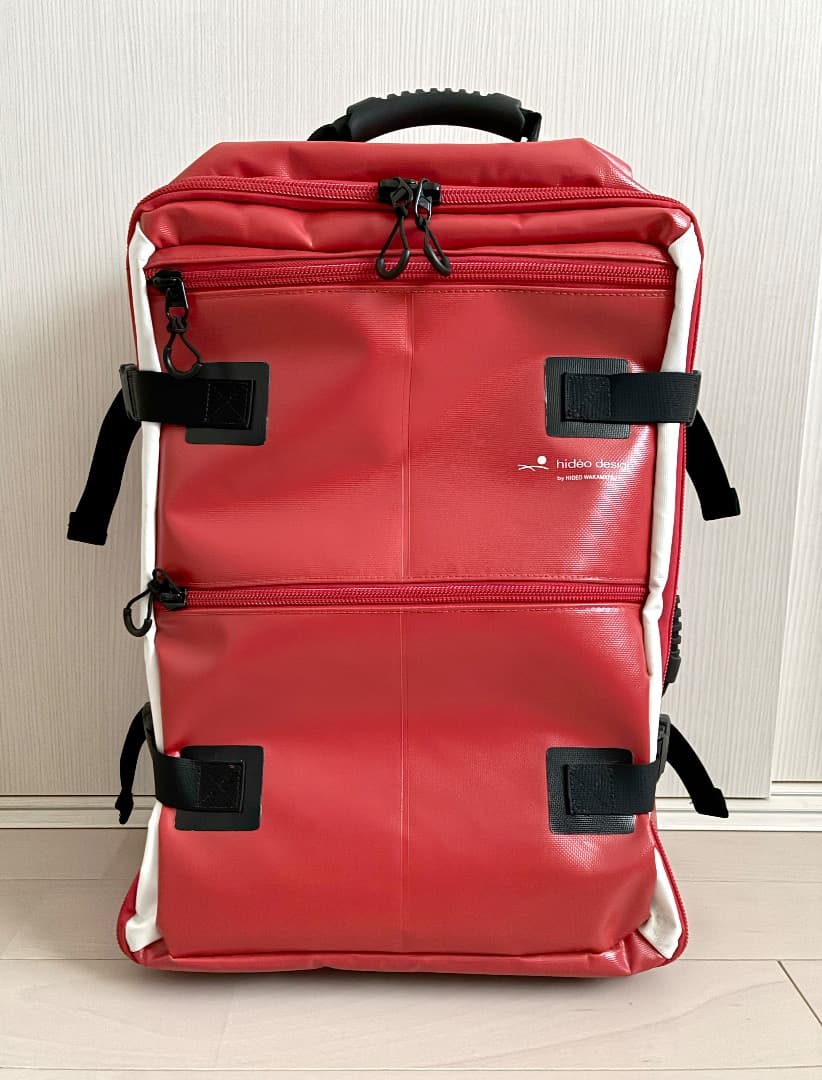 ヒデオ ワカマツTARPAULIN 30Lソフトスーツケース 赤