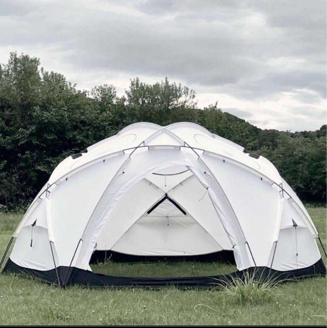 【大幅値下げ】groundcover ドーム型テント ホワイト/ブラック