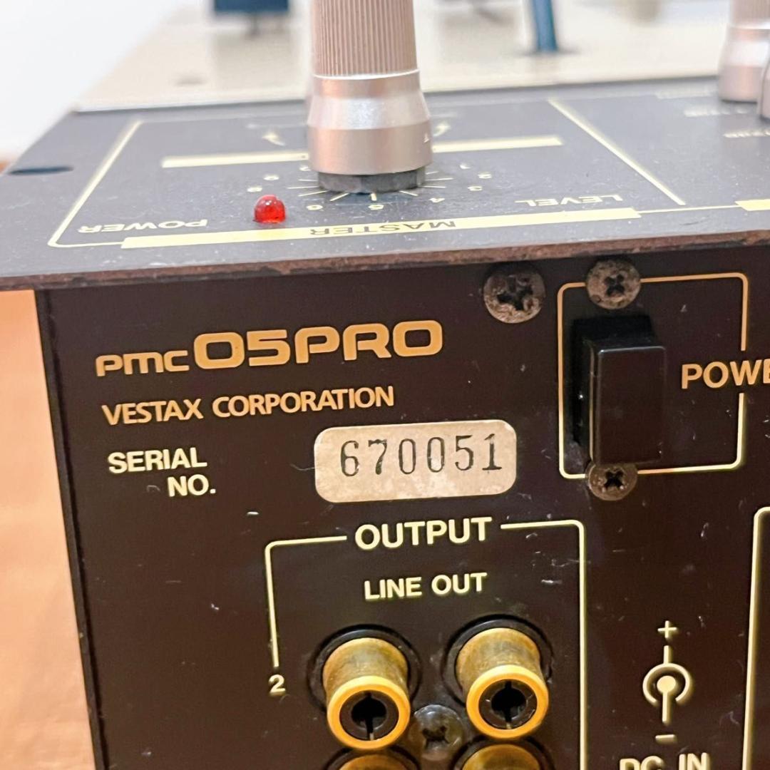 希少 Vestax DJミキサー PMC-05Pro ベスタクス
