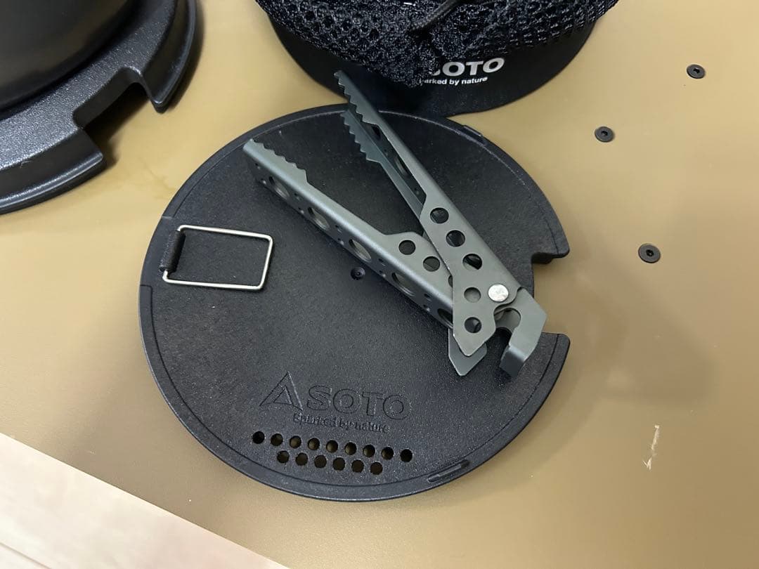 SOTO クッカーセット 鍋2個 トング付き