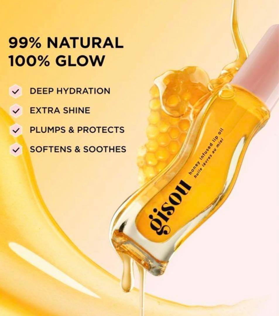 【激レアブランド♥️】Gisou✨日本未発売　はちみつ美容液リップオイル