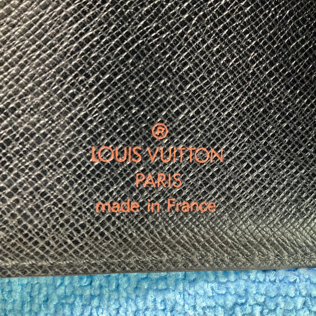 Louis Vuitton エピレザー 手帳カバー 黒　アジェンダ MM？