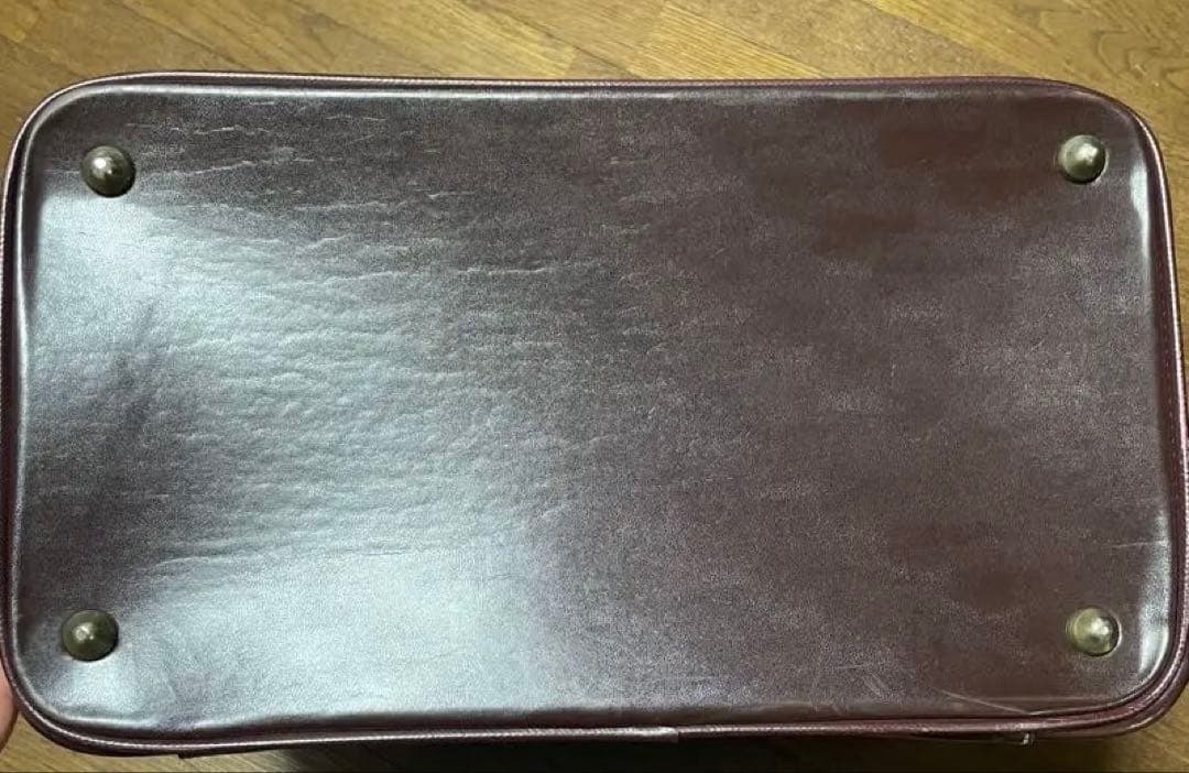 美品BLICS 旅行鞄　ゴルフバッグ　ダークブラウン　イタリアンレザー バッグ