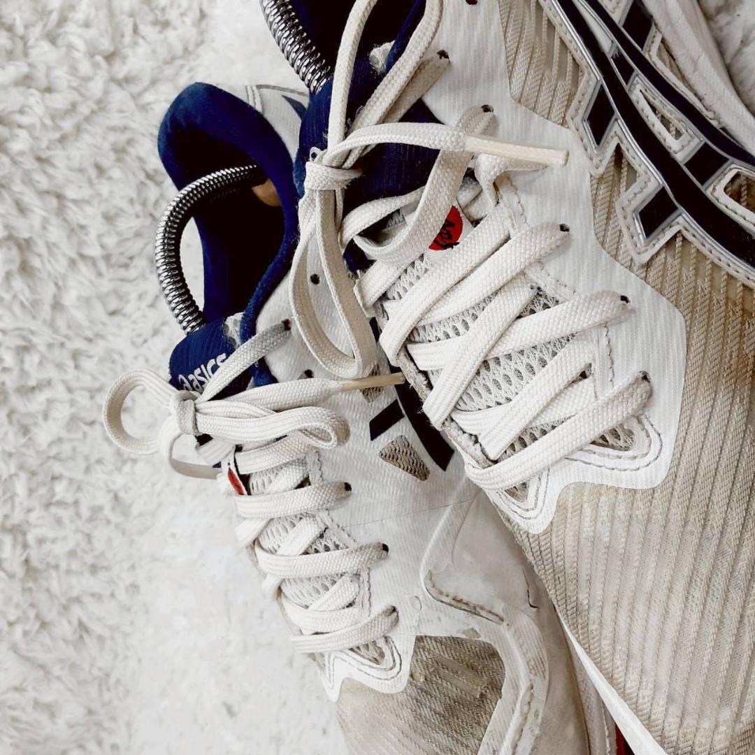 美品 26.5㎝◎asics アシックス バレーボールシューズ 白