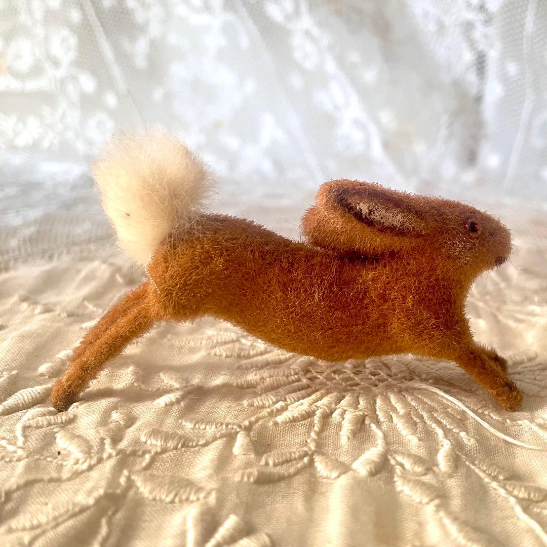 ワグナー社　跳びうさぎフィギュア　ラビット　オブジェ　旧西ドイツヴィンテージ