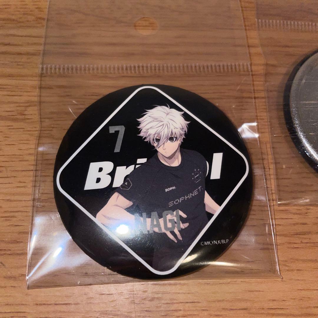 F.C.Real Bristol ブルーロック 缶バッジ 3個　凪 誠士郎