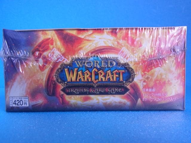 1BOX　未開封新品　ワールドオブウォークラフト　ウォーオブジエレメンツ　日本語