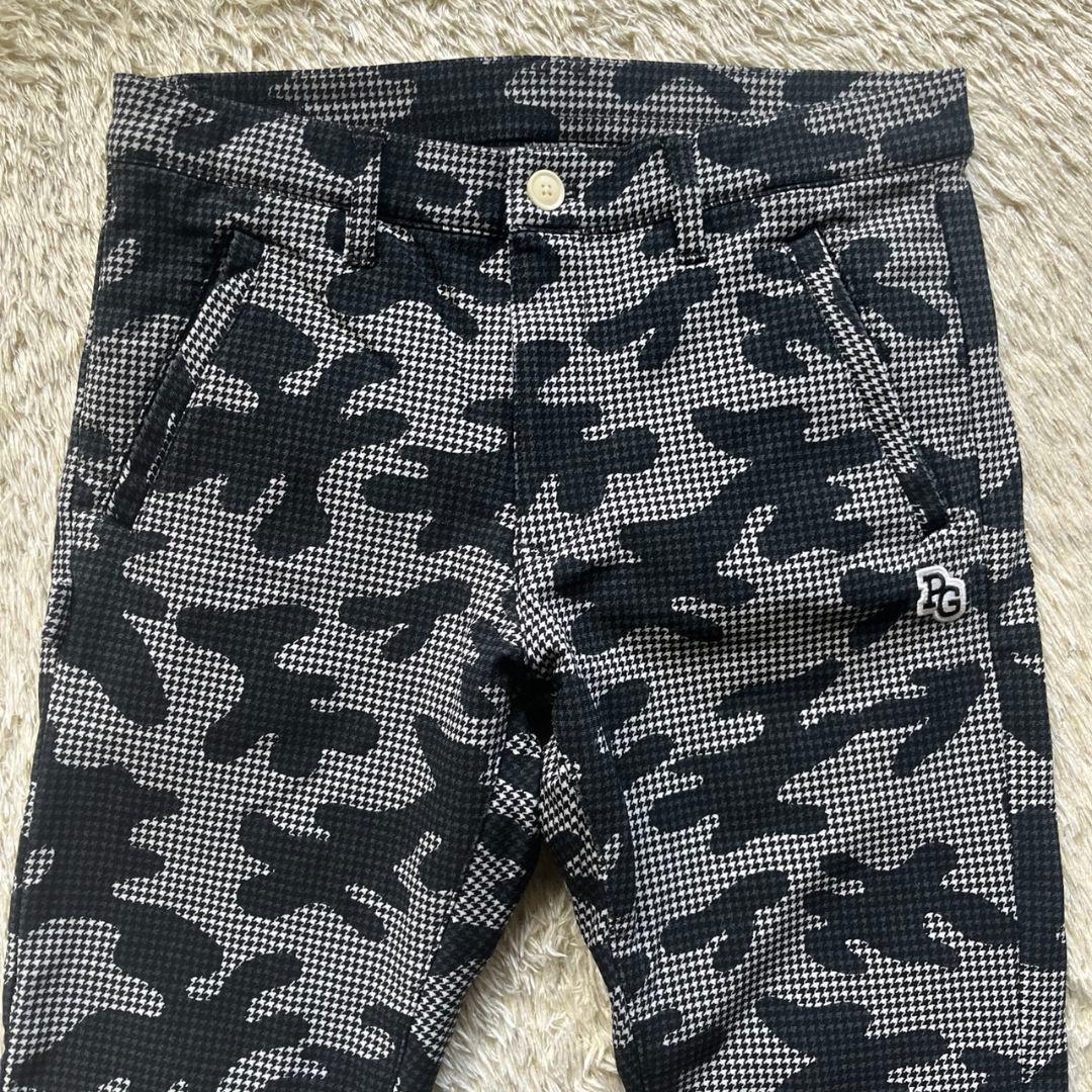 パーリーゲイツ　ゴルフパンツ裏起毛　カモフラ　30周年記念モデル　サイズ4