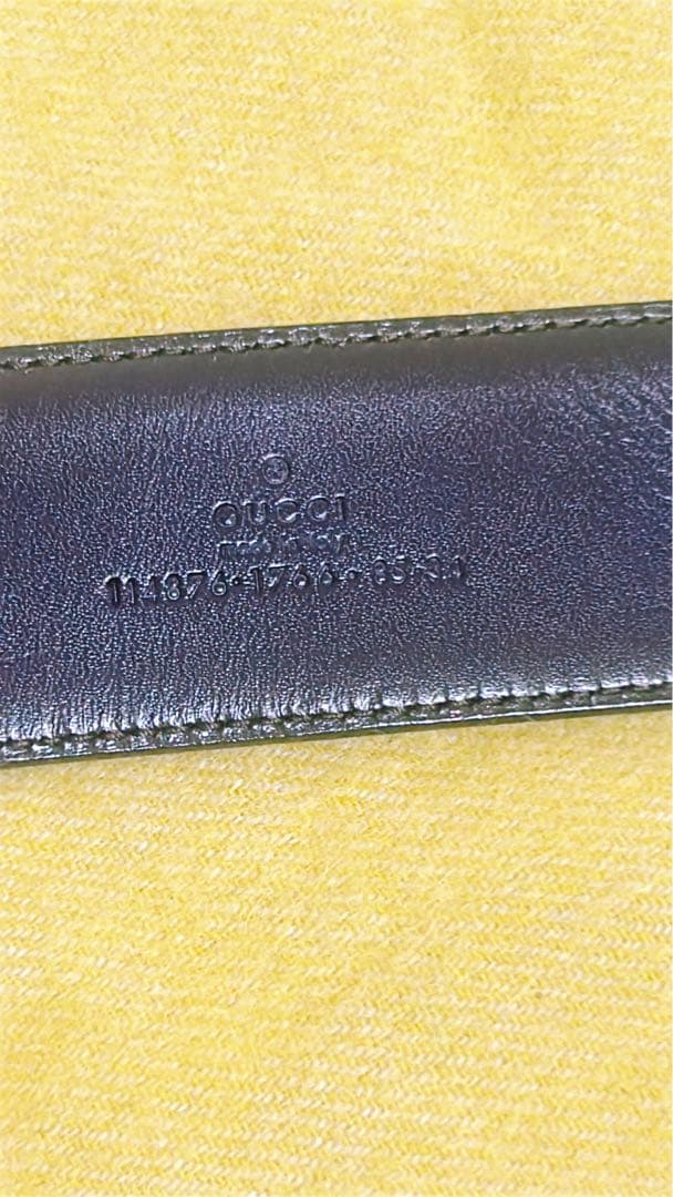 GUCCI ベルト インターロッキングG GGキャンバス ベージュ 白