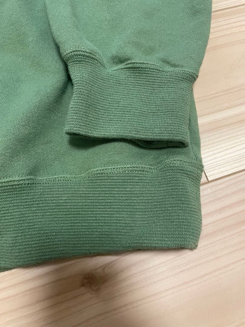 THE UNION THE FABRIC ハーフジップスウェット　XL グリーン