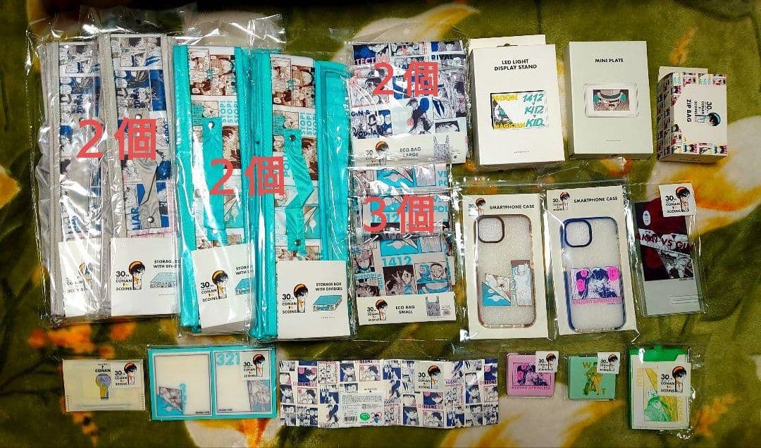 名探偵コナン　安室多め、キッド(KID)、新一、黒羽快斗 他　大量グッズ纏め売り