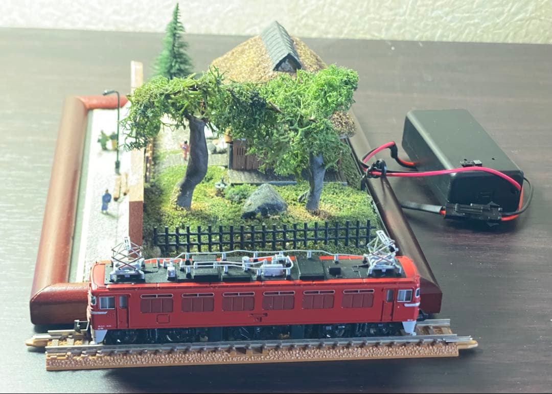 古民家ジオラマ　夜景ライト付き