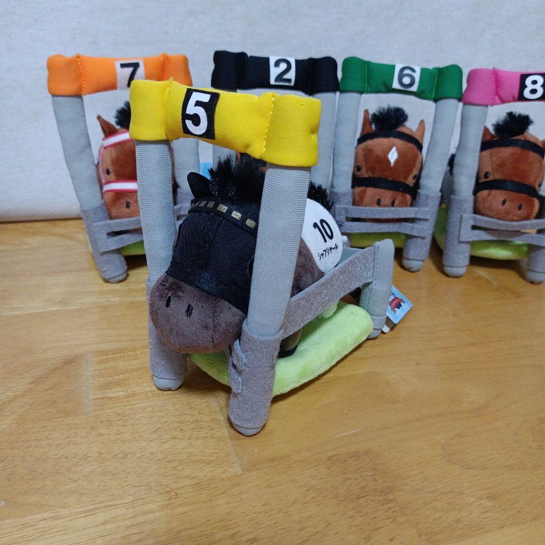 タグ付き サラブレッドコレクション ゲートインぬいぐるみ A B 6個セット