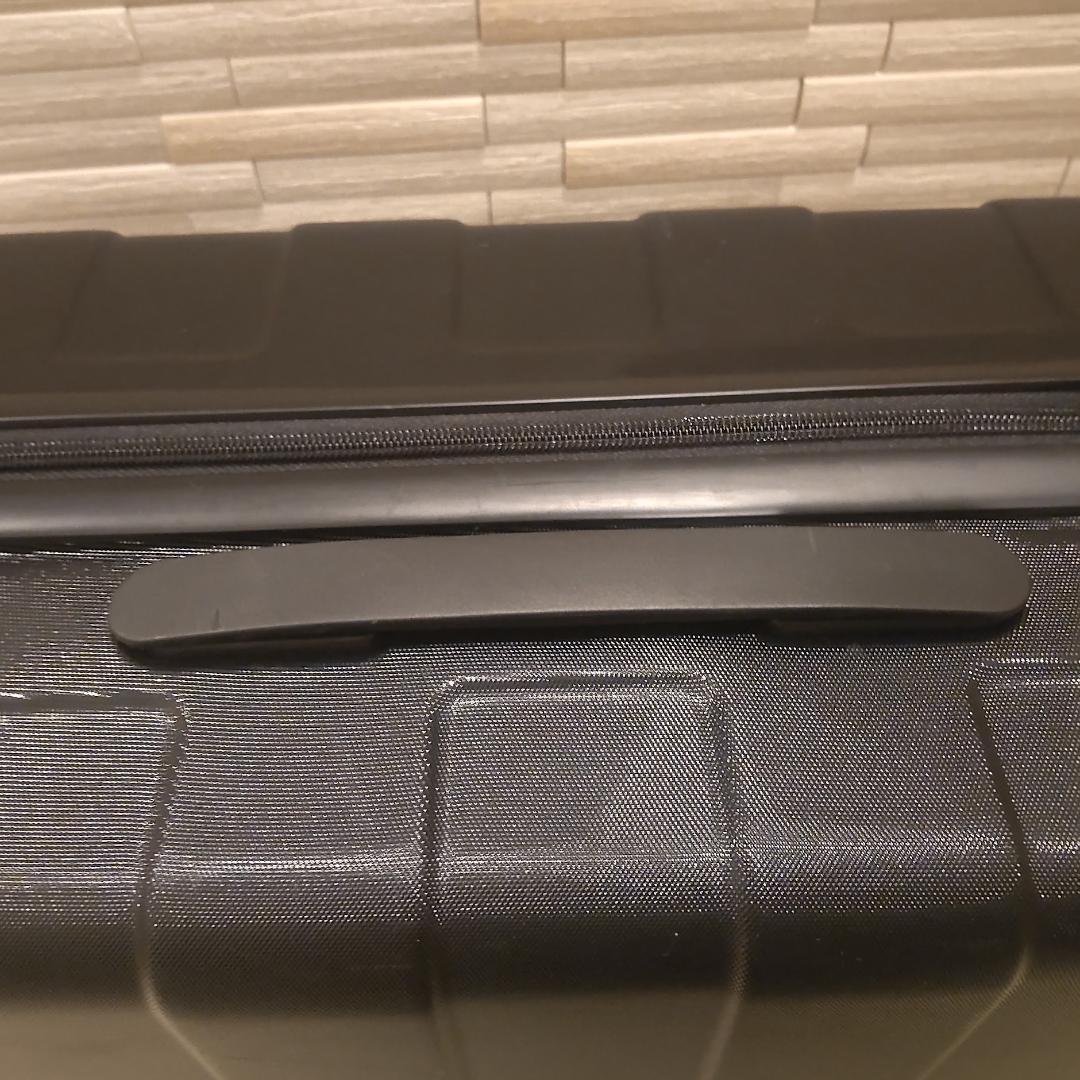 無印良品 バーの高さを自由に調節できる キャリーケース 63L ブラック