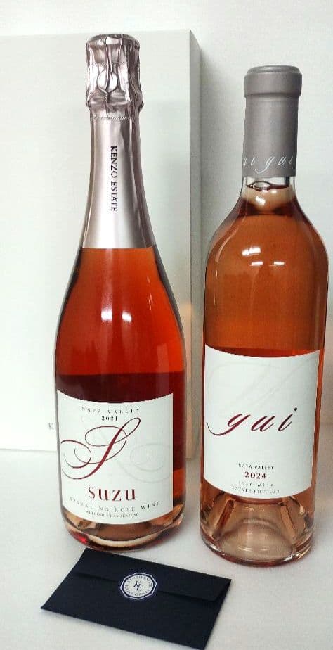KENZO ESTATE ワイン　スパークリングロゼワインセット 結 ＆寿々