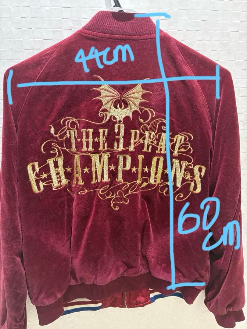 超希少 鹿島アントラーズ インファイト ベロア スカジャン ブルゾン