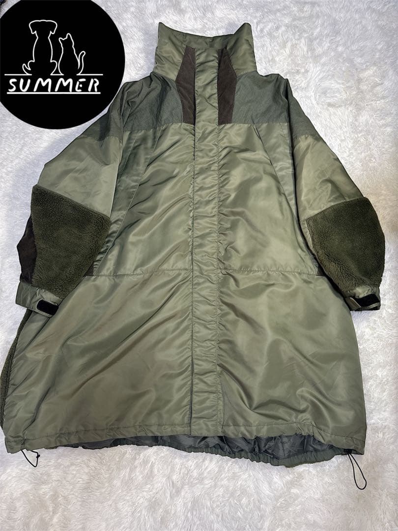 美品　完売etsinta モンスター中綿オーバーコート