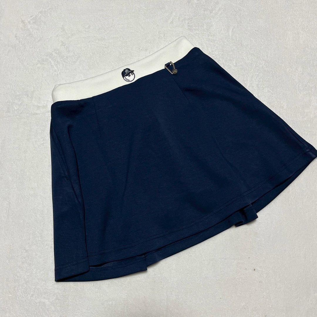 新品　マルボン　Malbon golf　スカート　ネイビー　M　レディース