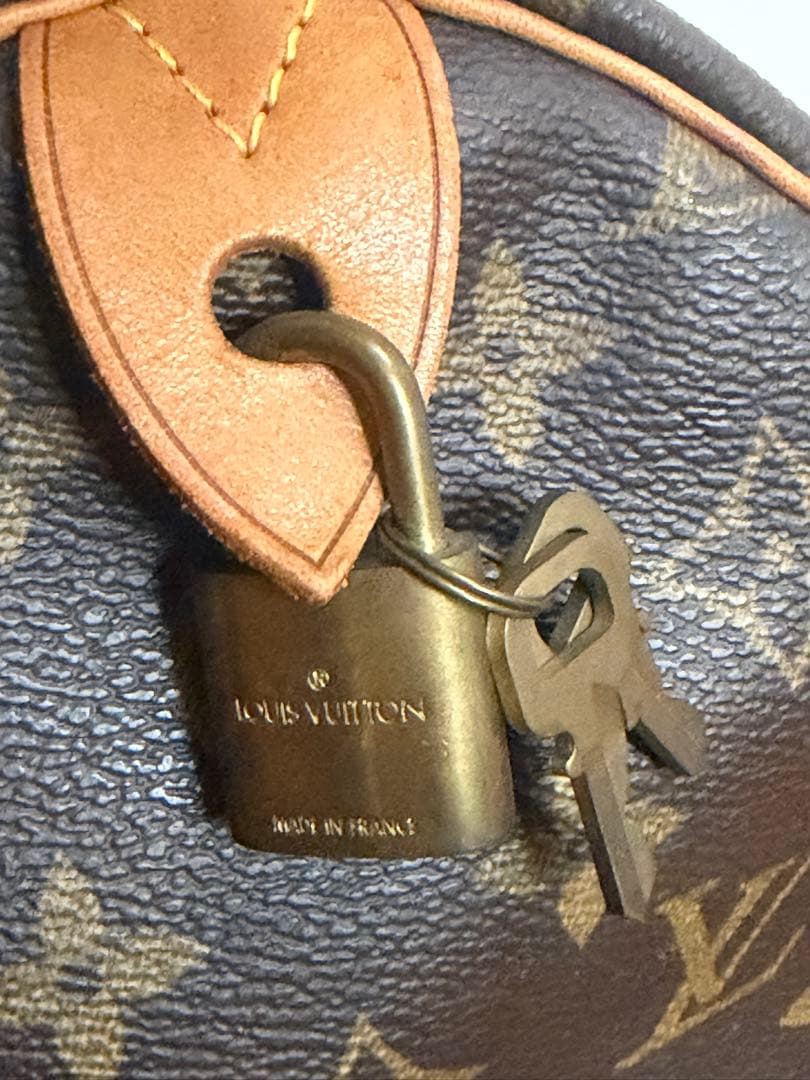 ルイヴィトン スピーディモノグラム 正規品　鍵付 ヴィンテージ【おまけ付】