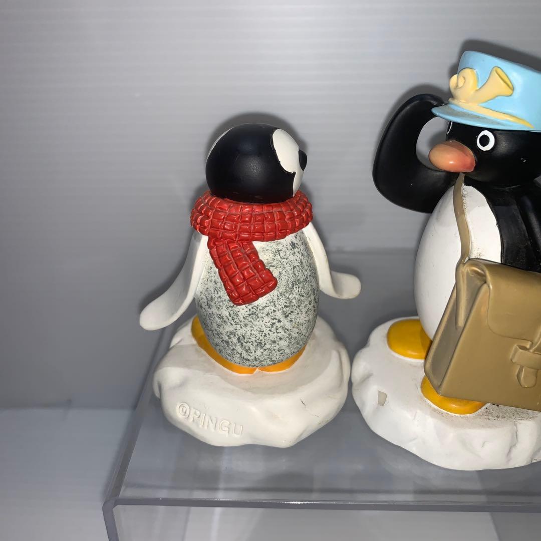 ピングー　PNIGU 陶器 フィギュア　郵便配達　レトロ　まとめ売り