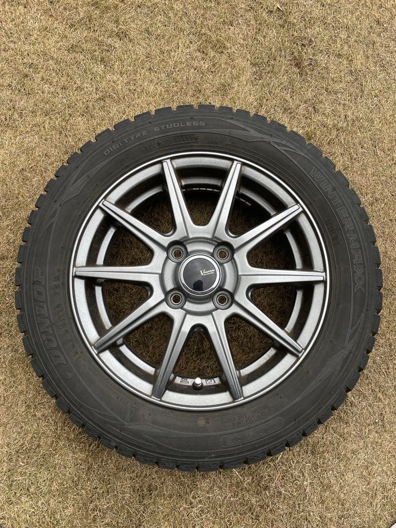 【送料込み】ダンロップWINTER MAXXホイール付き165/65R14