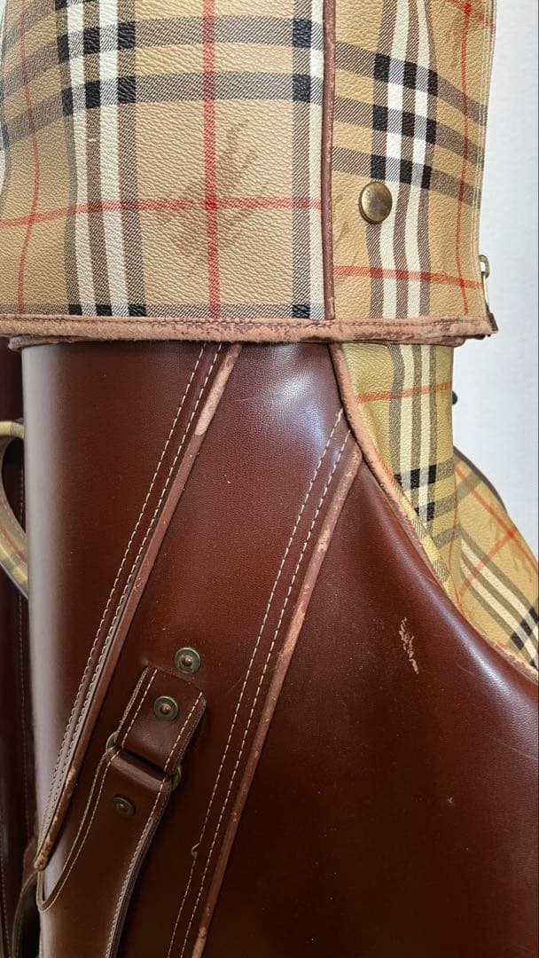 Burberry チェック柄 ゴルフバッグ