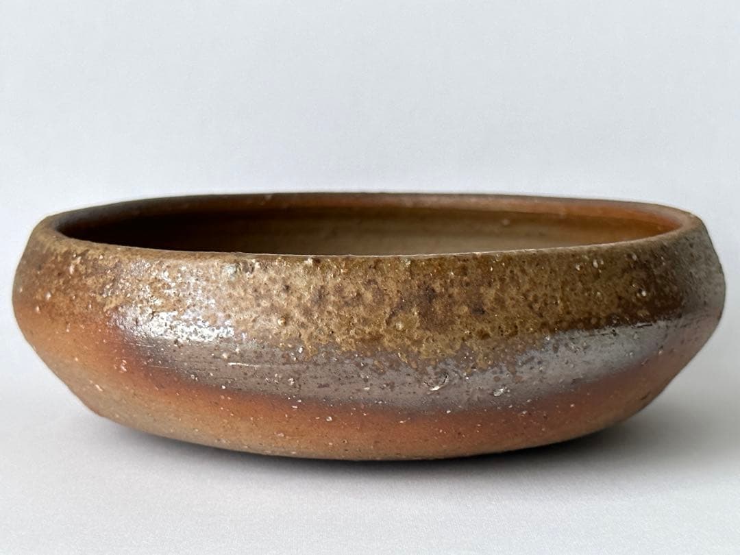 金重まこと 備前 緋襷 丸皿 小鉢