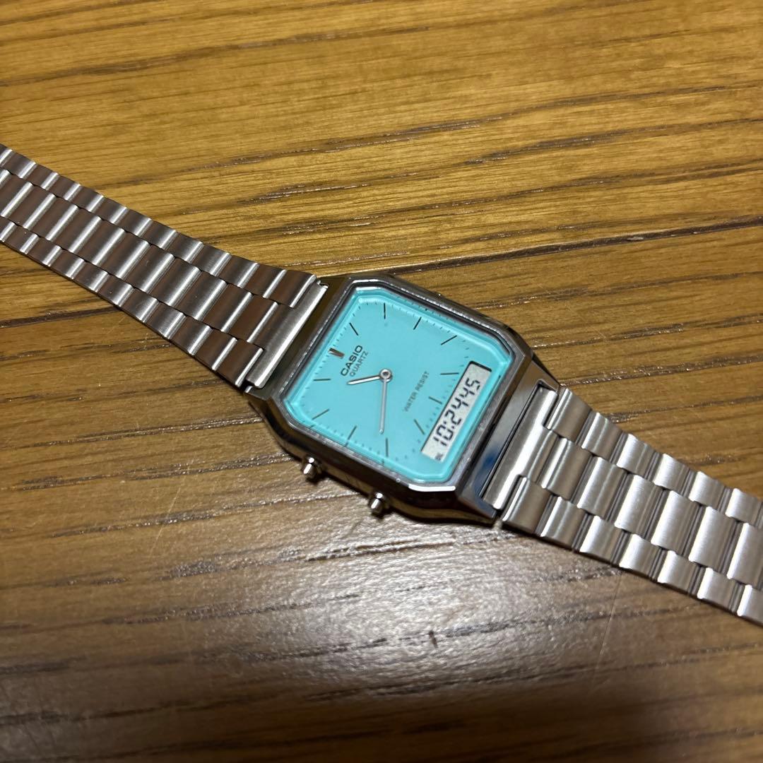CASIO 5154P*JA デジタル腕時計　ティファニーブルーカラー