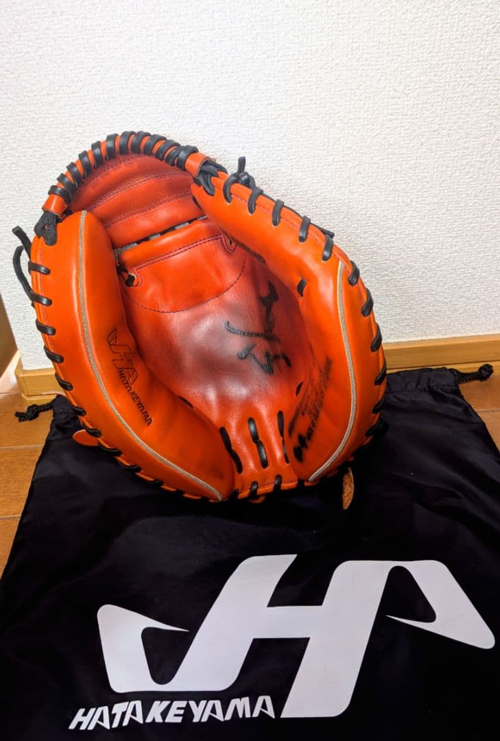 HATAKEYAMA 硬式キャッチャーミット M8型 高校野球対応