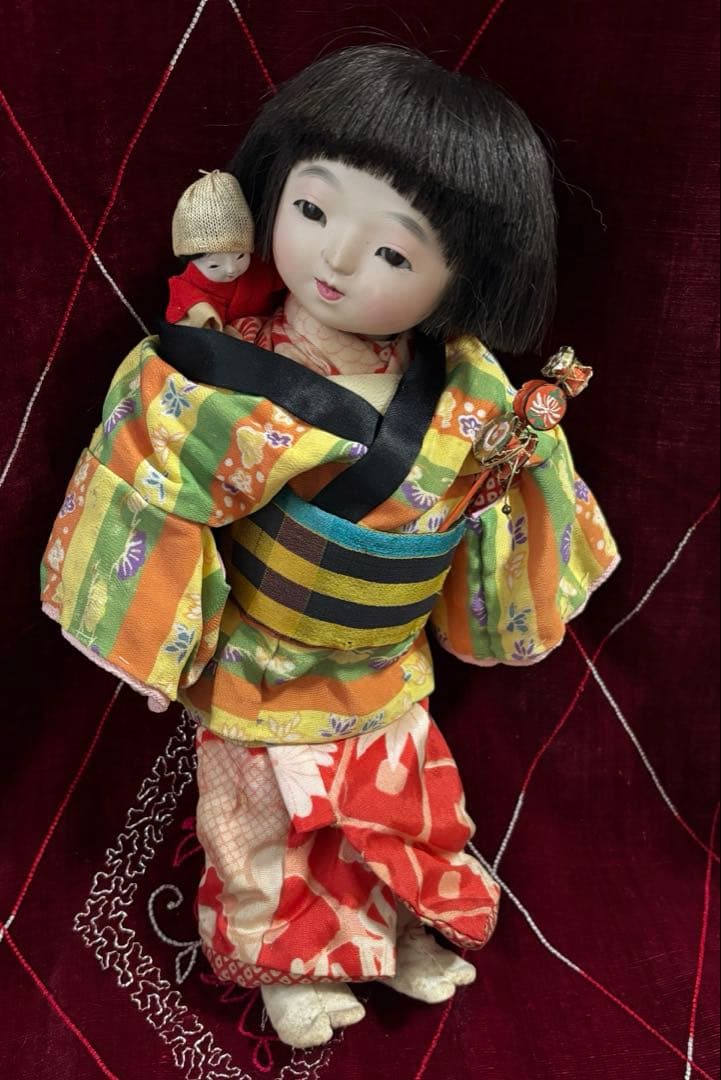 市松人形 樫村瑞観 自由人形 日本人形 ビスクドール 和人形