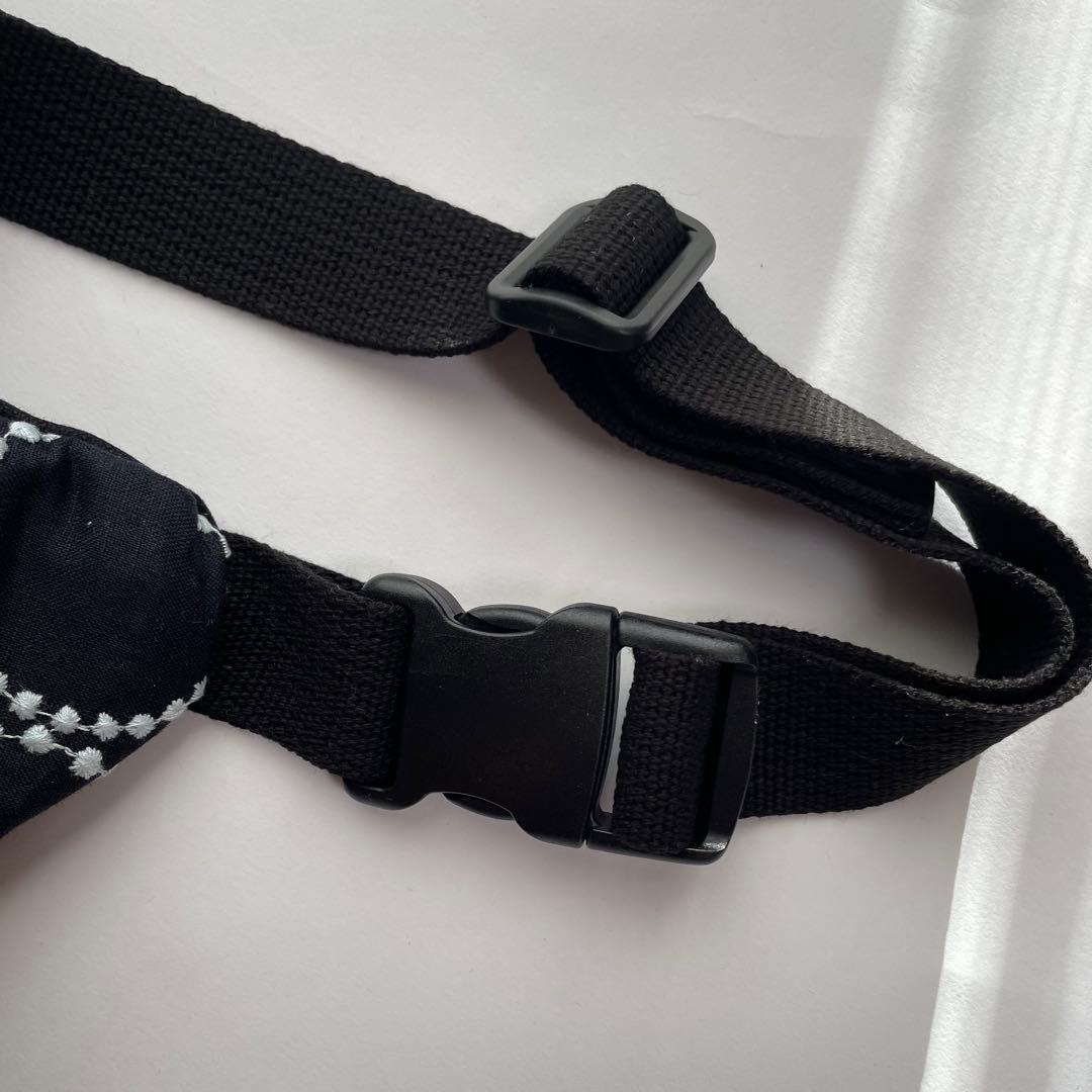 ミナペルホネン タンバリンnavy ハンドメイド ボディバッグ