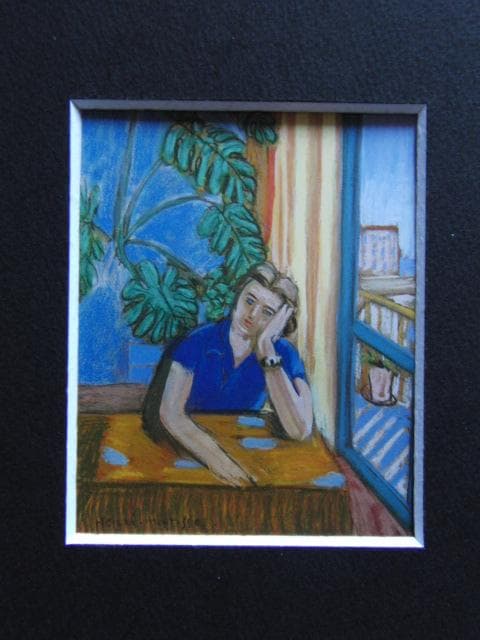アンリ・マチス、窓辺の女、希少な画集より、状態良好、新品高級額