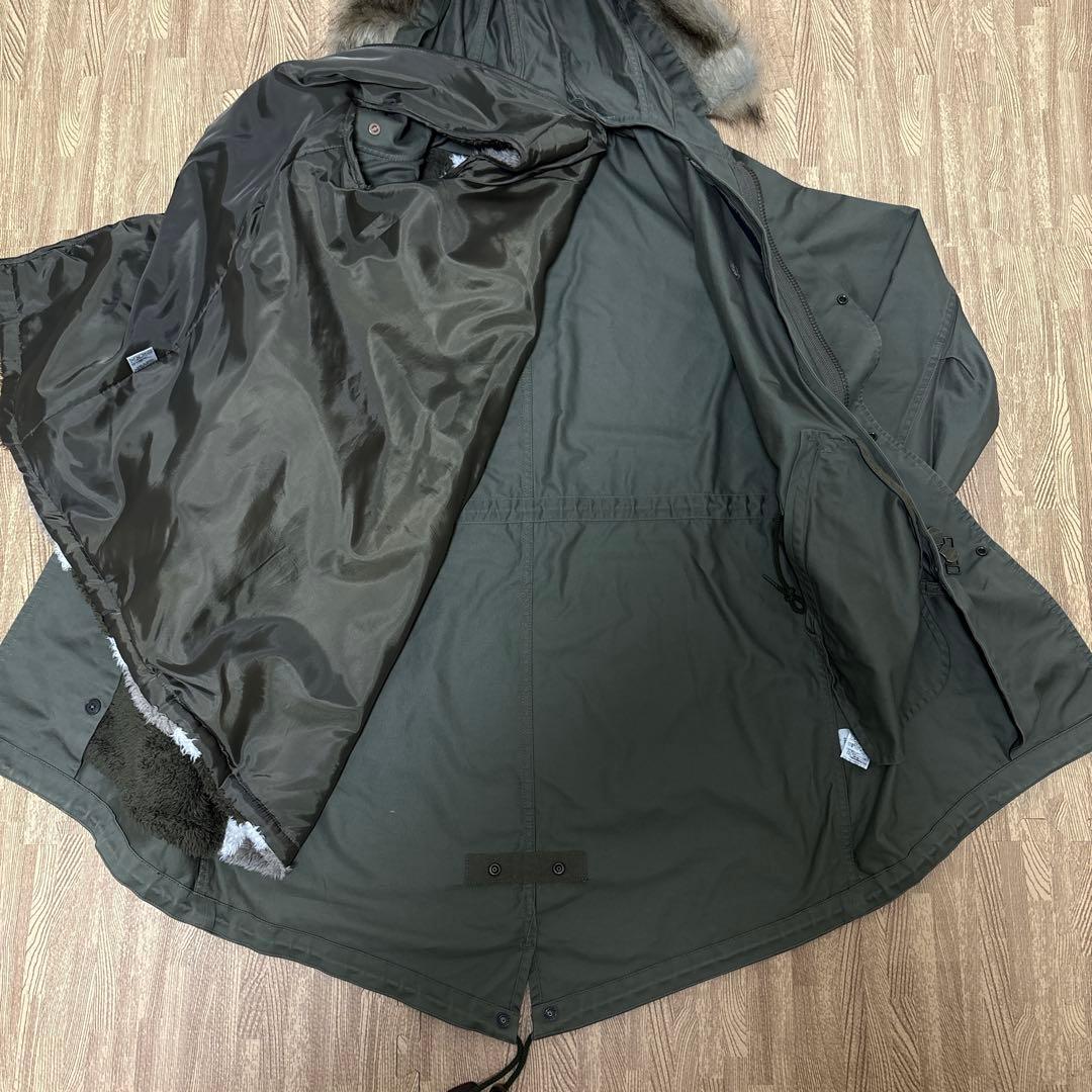 フレッドペリー モッズコート ユニオンジャック ライナー フリース ドローコード